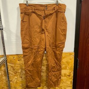 Cabi Women's Paperbag Cargo Pants Size 16 Casual Elastic Waist